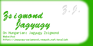 zsigmond jagyugy business card